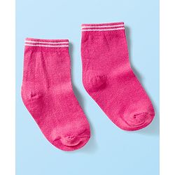 Cute Walk by Babyhug Ankle Length Anti-Bacterial Striped Socks with Star Design Pack of 5 - Multicolor