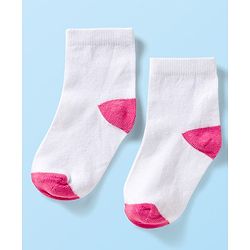 Cute Walk by Babyhug Ankle Length Anti-Bacterial Striped Socks with Star Design Pack of 5 - Multicolor