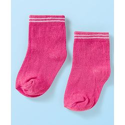 Cute Walk by Babyhug Ankle Length Anti-Bacterial Striped Socks with Star Design Pack of 5 - Multicolor