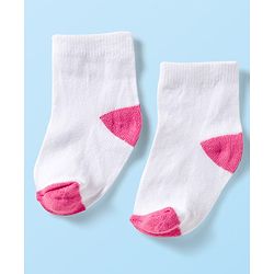 Cute Walk by Babyhug Ankle Length Anti-Bacterial Striped Socks with Star Design Pack of 5 - Multicolor