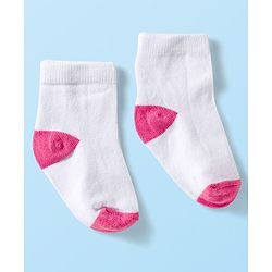 Cute Walk by Babyhug Ankle Length Anti-Bacterial Striped Socks with Star Design Pack of 5 - Multicolor