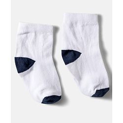 Cute Walk by Babyhug Ankle Length Anti-Bacterial Striped Socks with Star Design Pack of 5 - Multicolor
