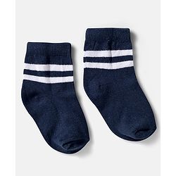 Cute Walk by Babyhug Ankle Length Anti-Bacterial Striped Socks with Star Design Pack of 5 - Multicolor