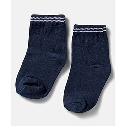 Cute Walk by Babyhug Ankle Length Anti-Bacterial Striped Socks with Star Design Pack of 5 - Multicolor