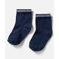 Cute Walk by Babyhug Ankle Length Anti-Bacterial Striped Socks with Star Design Pack of 5 - Multicolor