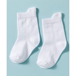 Cute Walk by Babyhug Non Terry Knit Ankle Length Anti Bacterial Solid Socks Pack of 3 - Black