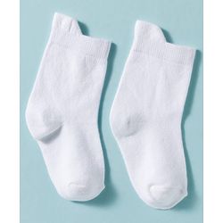 Cute Walk by Babyhug Non Terry Knit Ankle Length Anti Bacterial Solid Socks Pack of 3 - Black