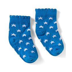 Cute Walk by Babyhug Ankle Length Anti-Bacterial Striped Socks with Polka Dot & Star Design Pack of 5 - Multicolor