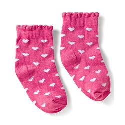 Cute Walk by Babyhug Ankle Length Anti-Bacterial Striped Socks with Polka Dot & Star Design Pack of 5 - Multicolor