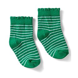 Cute Walk by Babyhug Ankle Length Anti-Bacterial Striped Socks with Polka Dot & Star Design Pack of 5 - Multicolor