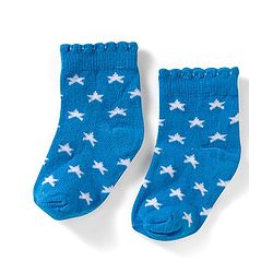 Cute Walk by Babyhug Ankle Length Anti-Bacterial Striped Socks with Polka Dot & Star Design Pack of 5 - Multicolor