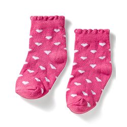 Cute Walk by Babyhug Ankle Length Anti-Bacterial Striped Socks with Polka Dot & Star Design Pack of 5 - Multicolor