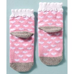 Cute Walk by Babyhug Ankle Length Anti Bacterial Socks With Animal Deign Pack of 3 - Multicolour