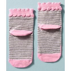 Cute Walk by Babyhug Ankle Length Anti Bacterial Socks With Animal Deign Pack of 3 - Multicolour