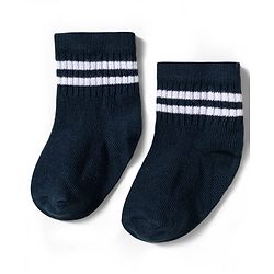 Cute Walk by Babyhug Non Terry Knit Ankle Length Anti Bacterial Socks With Stripes Design Pack of 5 - Multicolour