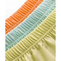 Babyhug 100% Cotton Knit Tropical Theme Printed Bloomers Pack Of 3 - Multicolour