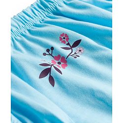 Babyhug 100% Cotton Knit Floral Printed Panties Pack of 5 - Multicolor
