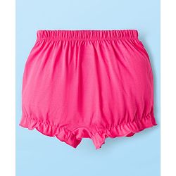 Babyhug Single Jersey Knit Bloomers With Floral & Polka Dot Print Pack of 3 - Multicolor