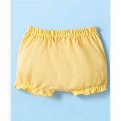 Babyhug 100% Cotton Knit Floral Printed Bloomers Pack Of 3 - Multicolour