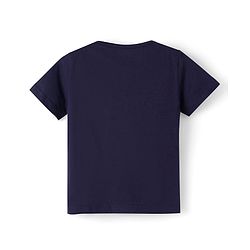 Babyhug Cotton Woven Half Sleeves Checks Shirt With Inner Tee - Blue