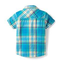 Babyhug Cotton Woven Half Sleeves Checked Shirt - Multicolor