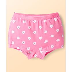 Babyhug  Cotton Lycra Knit Hipster With Polka Dot Print Pack of 3 - Light Blue Pink & White