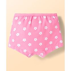 Babyhug  Cotton Lycra Knit Hipster With Polka Dot Print Pack of 3 - Light Blue Pink & White