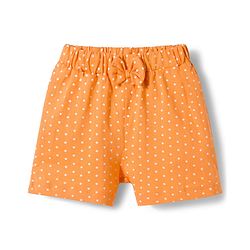 Babyhug Single Jersey Knit Mid Thigh Polka Dots Printed Shorts With Bow Applique Pack Of 3 - Multicolour