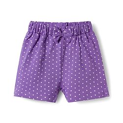 Babyhug Single Jersey Knit Mid Thigh Polka Dots Printed Shorts With Bow Applique Pack Of 3 - Multicolour