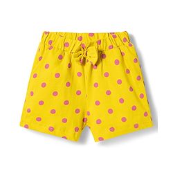 Babyhug Single Jersey Knit Mid Thigh Floral Printed Shorts with Bow Applique Pack of 3 - Multicolor