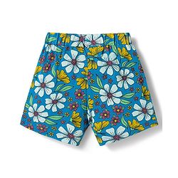Babyhug Single Jersey Knit Mid Thigh Floral Printed Shorts with Bow Applique Pack of 3 - Multicolor