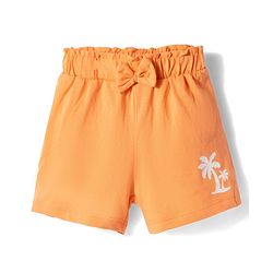 Babyhug Single Jersey Knit Mid Thigh Tropical Theme Printed Shorts with Bow Applique Pack of 3 - Multicolor