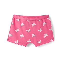 Babyhug Cotton Lycra Knit Hipster With Floral Print Pack Of 3 - Pink Navy Blue & Yellow