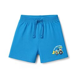 Babyhug Single Jersey Knit Mid Thigh Shorts With Vehicle Print Pack of 3 - Multicolor