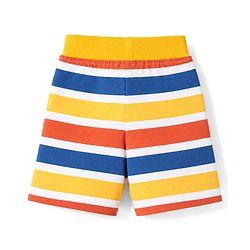 Babyhug Single Jersey Knit Mid Thigh Printed Shorts Pack of 3 - Multicolor