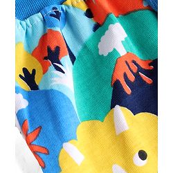 Babyhug Single Jersey Knit Mid Thigh Printed Shorts Pack of 3 - Multicolor