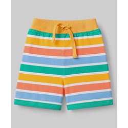 Babyhug Single Jersey Knit Mid Thigh Printed Shorts Pack of 3 - Multicolor