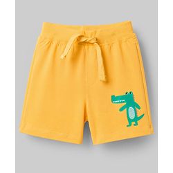 Babyhug Single Jersey Knit Mid Thigh Printed Shorts Pack of 3 - Multicolor
