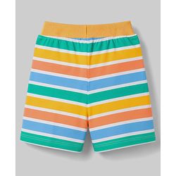 Babyhug Single Jersey Knit Mid Thigh Printed Shorts Pack of 3 - Multicolor