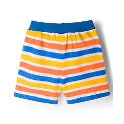 Babyhug Single Jersey Knit Mid Thigh Shorts with Animal Print Pack of 3 - Multicolor