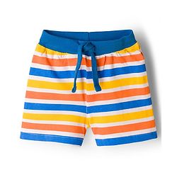 Babyhug Single Jersey Knit Mid Thigh Shorts with Animal Print Pack of 3 - Multicolor