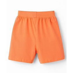 Babyhug Single Jersey Knit Mid Thigh Solid & Printed Shorts Pack of 3 - Multicolor
