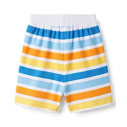 Babyhug Single Jersey Knit Mid Thigh Striped & Printed Shorts Pack of 3 - Multicolor
