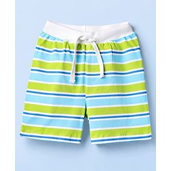 Babyhug Single Jersey Knit Mid Thigh Shorts with Dino Print Pack of 3 - Multicolor