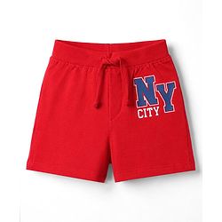 Babyhug Single Jersey Knit Mid Thigh Printed Shorts Pack of 3 - Multicolor