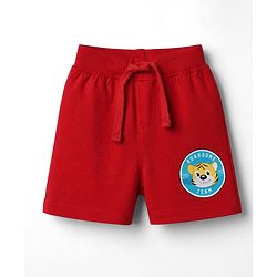 Babyhug Single Jersey Knit Mid Thigh Shorts with Animal Print Pack of 3 - Multicolor