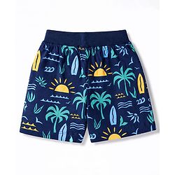 Babyhug Single Jersey Knit Mid Thigh Printed Shorts Pack of 3 - Multicolor