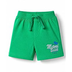 Babyhug Single Jersey Knit Mid Thigh Printed Shorts Pack of 3 - Multicolor