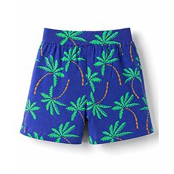Babyhug Single Jersey Knit Mid Thigh Printed Shorts Pack of 3 - Multicolor