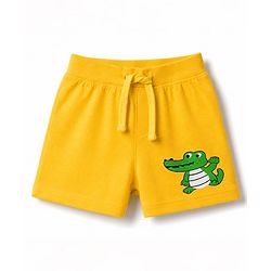 Babyhug Single Jersey Knit Mid Thigh Printed Shorts Pack of 3 - Multicolor